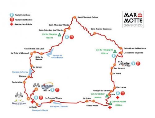 Marmotte 2024 route