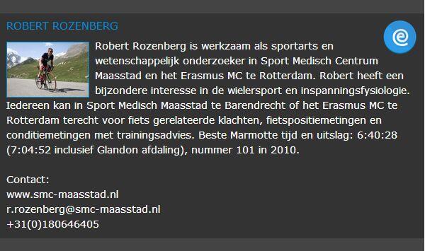 Sportarts Robert Rozenberg